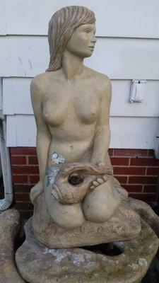 $1,000.00 for this unusable mermaid fountain. ....