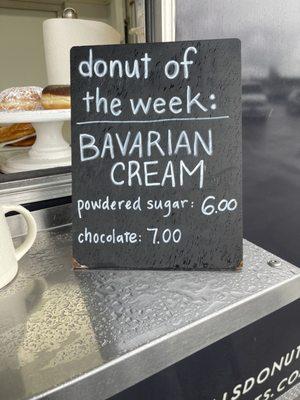 Donut of the week!! 1st week of February 2024 @ Locals.