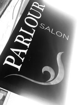 Our Exterior Signage at Parlour Salon DC