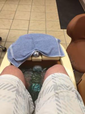 Mmmmm a much needed pedi!