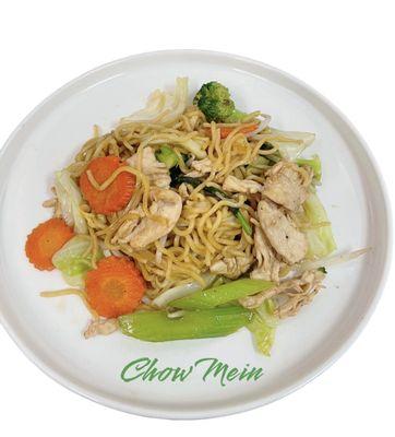 Lunch Chow Mein 
Served With fried wonton and salad.