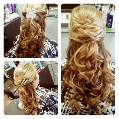 Prom hair by Crystal