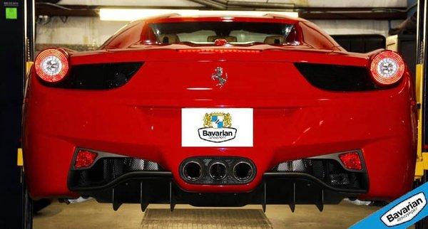 Ferrari 458 in for a scheduled maintenance and road force tire balancing.