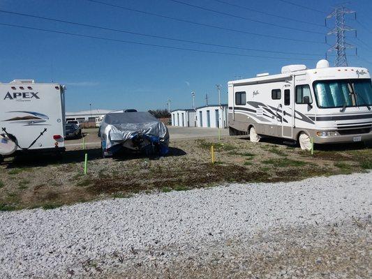 Drive through RV and Semi parking