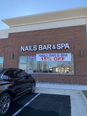 Nails Bar Spa 15% off