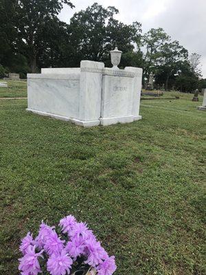 A family mausoleum