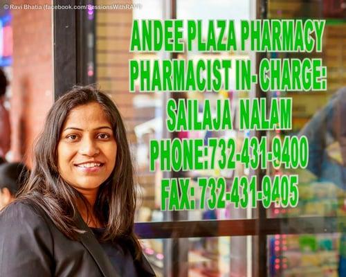 Pharmacist In-Charge: Sailaja Nalam