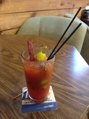 Ultimate Bloody Mary I already eat the bacon and asparagus. .