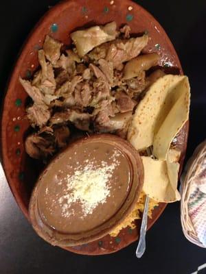 Carnitas combo