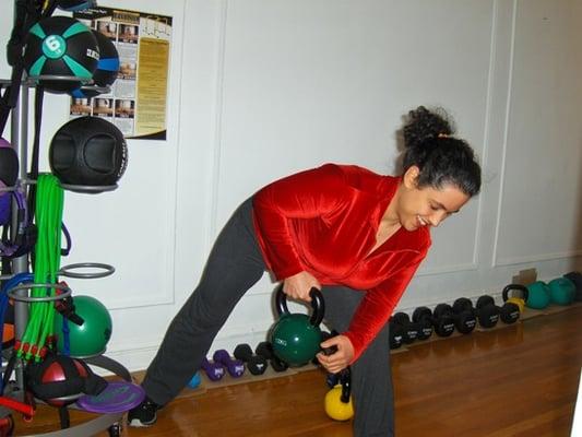 Kettlebell Low Row