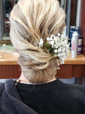 Bridal updo by Arlene!