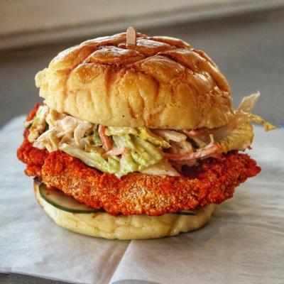 Spicy Taiwanese Fried Chicken Sandwich