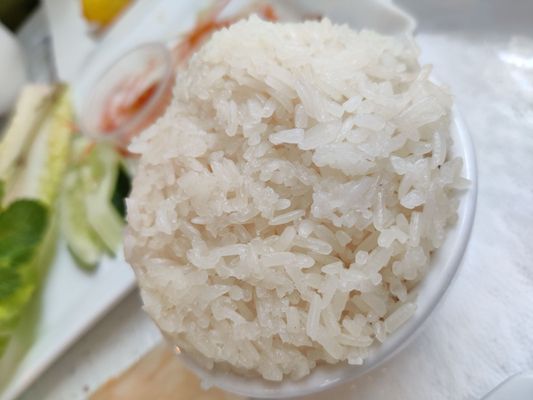 Sticky rice... Chewy yumminess