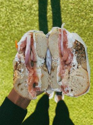 Supernova lox + bagel