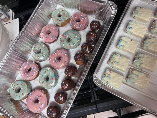 Custom Sprinkles Tea Party Dessert Tray