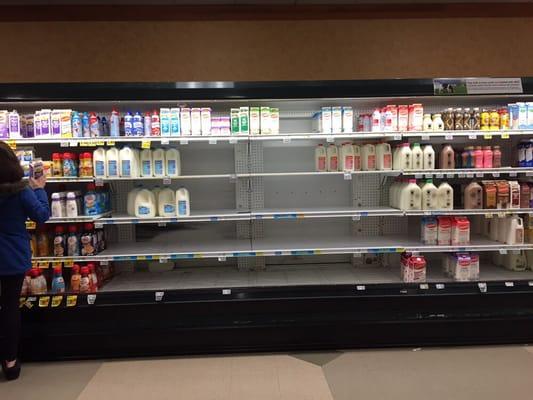 Re-stock the milk please!