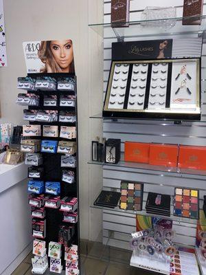 New eyelash stand next to the registers!