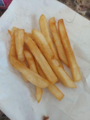 I ordered a LARGE fries....this what I got!!  what the f*ck the SMALL look like!