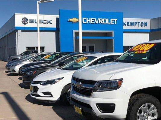 Kempton Chevrolet Buick New Car Showroom. Call 928 428 0252.