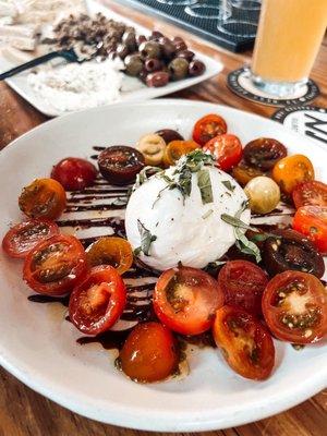 Caprese salad with burrata!