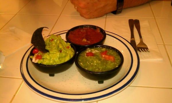 Salsa and guacamole! Amazing!