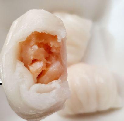 Inside of my Shrimp Dumpling.