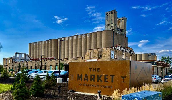 The market at Malcolm yards. Around the corner from Surley Brewing