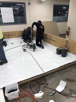 A couple of our installers in Utah taking TPO and PVC classes. We are always working hard to give you the best system possible.