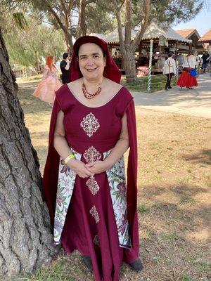 Southern California Renaissance Fair -my beautiful costume