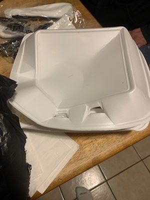 How I received my plate?