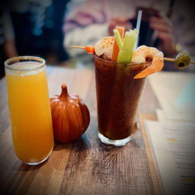 Apple Cider Mimosa & Bloody Mary