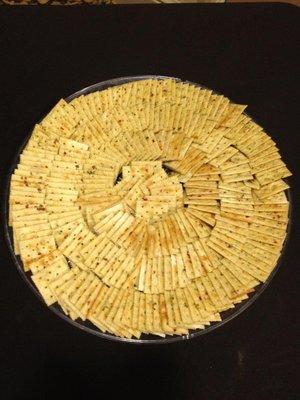 Spicy Cracker tray for the holidays.