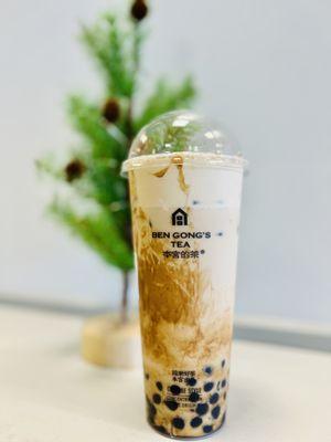 Tiramisu Milk Tea with Tapioca