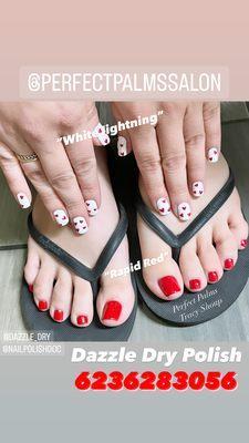 Dazzle Dry mani pedi