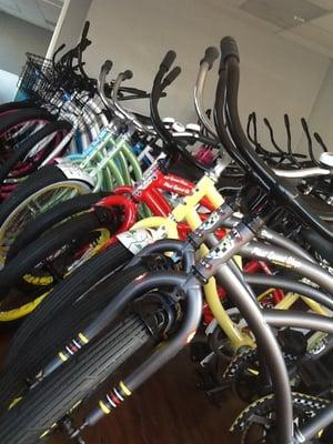 So many bikes to choose from!