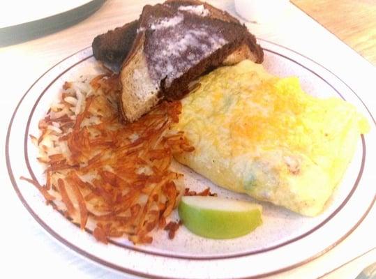 Denver Omelet with Rye toast!