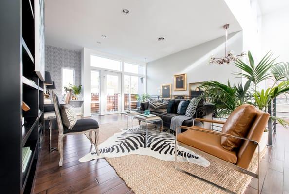 A functional home office that exudes fearless style. https://www.decorist.com/showhouse/room/27/Office/