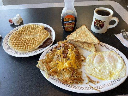 Yummy breakfast platter