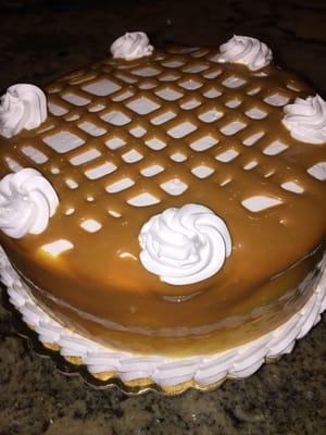 Caramel Tres Leches cake from Harina Bakery in Maryland;) Yum!!!