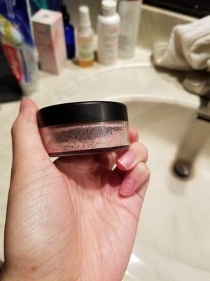 highlight (technically mineral bronzer)! absolutely lovely.