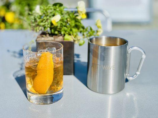 Old fashioned and hot toddy