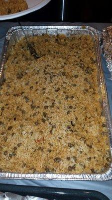 Arroz con gandules  (pigeon pea rice)