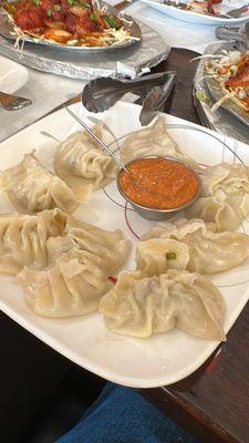 chicken momo dumpling