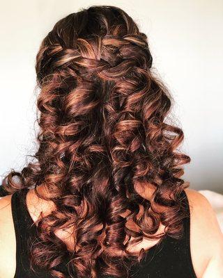 Bridal hair