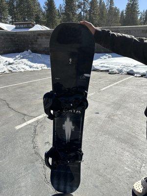 New snowboard