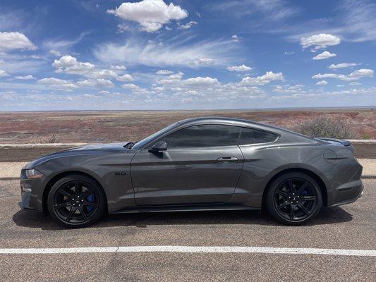 A sexy, good as new, 2020 Mustang GT purchased in May of 2021