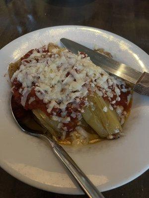 Stuffed banana peppers