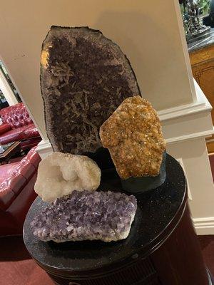 Geodes and gemstones