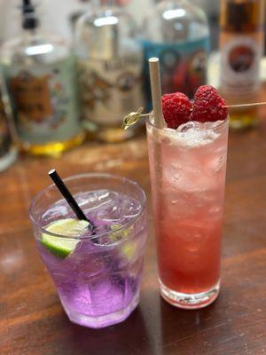 GRGT & Raspberry Vodka Cocktails