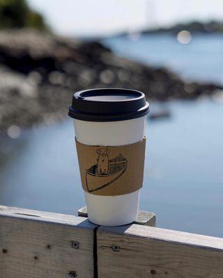 Coffee by the harbor